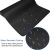 Matte Black Python Backend Mouse Pad, Ultra Thin Waterproof PU Leather Large Mouse Pad, Waterproof Mouse pad - Image 4
